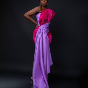 The Dual Amber Draped Ensemble