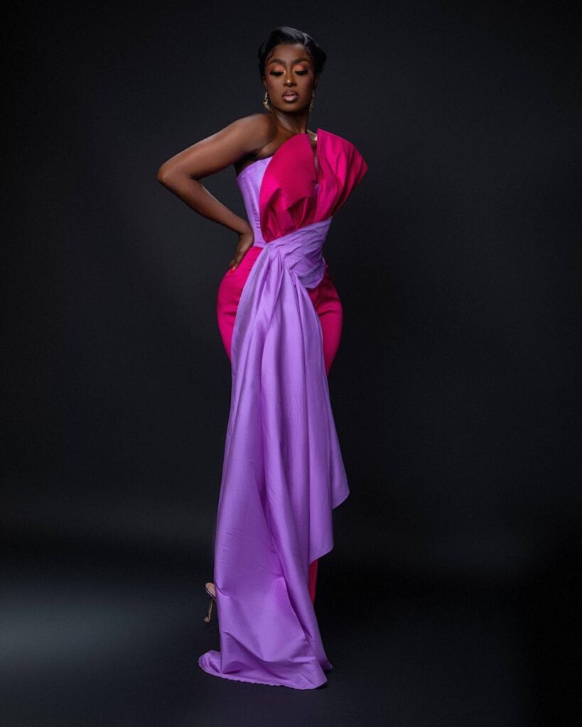 The Dual Amber Draped Ensemble