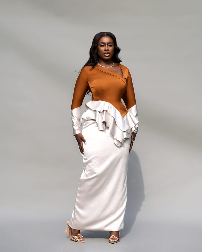 Peony Ember Couture Dress